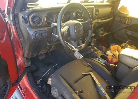 2022 Jeep Wrangler Unlimited Sport из США, поврежденный, VIN 1C4HJXDG4NW260860